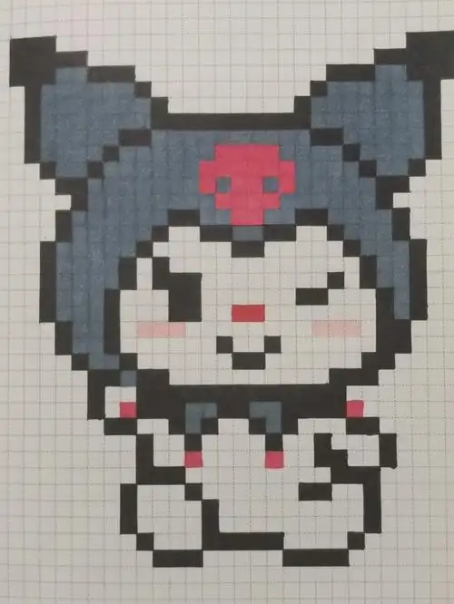 33×28#像素画  #网格画  #像素画临摹  #格子画