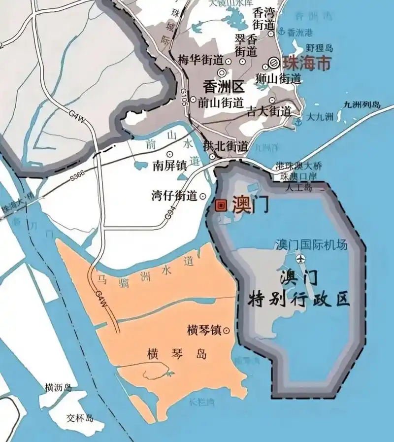 虽说澳门和香港都是特别行政区,但两者在城市面积上却有着天差地别.