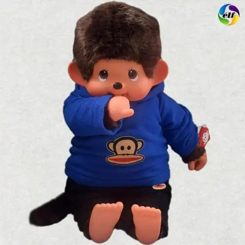 迪士尼disney蒙奇奇公仔同款75cm情侣大号蒙太奇结婚礼物压床娃娃红灰