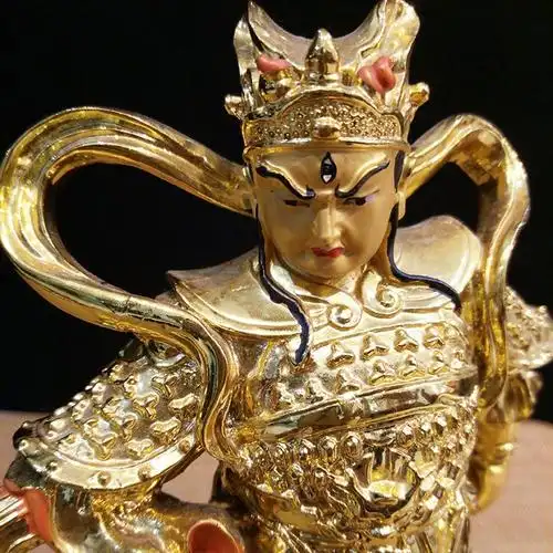 摆件树脂12寸二郎神杨戬二郎真君神像佛像摆件