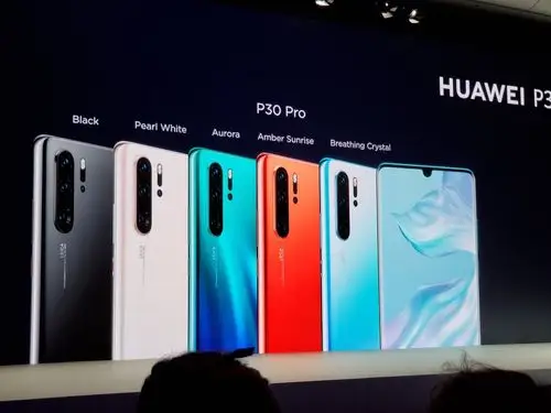 华为p30系列官方图赏五大配色加持水滴曲面屏惊艳