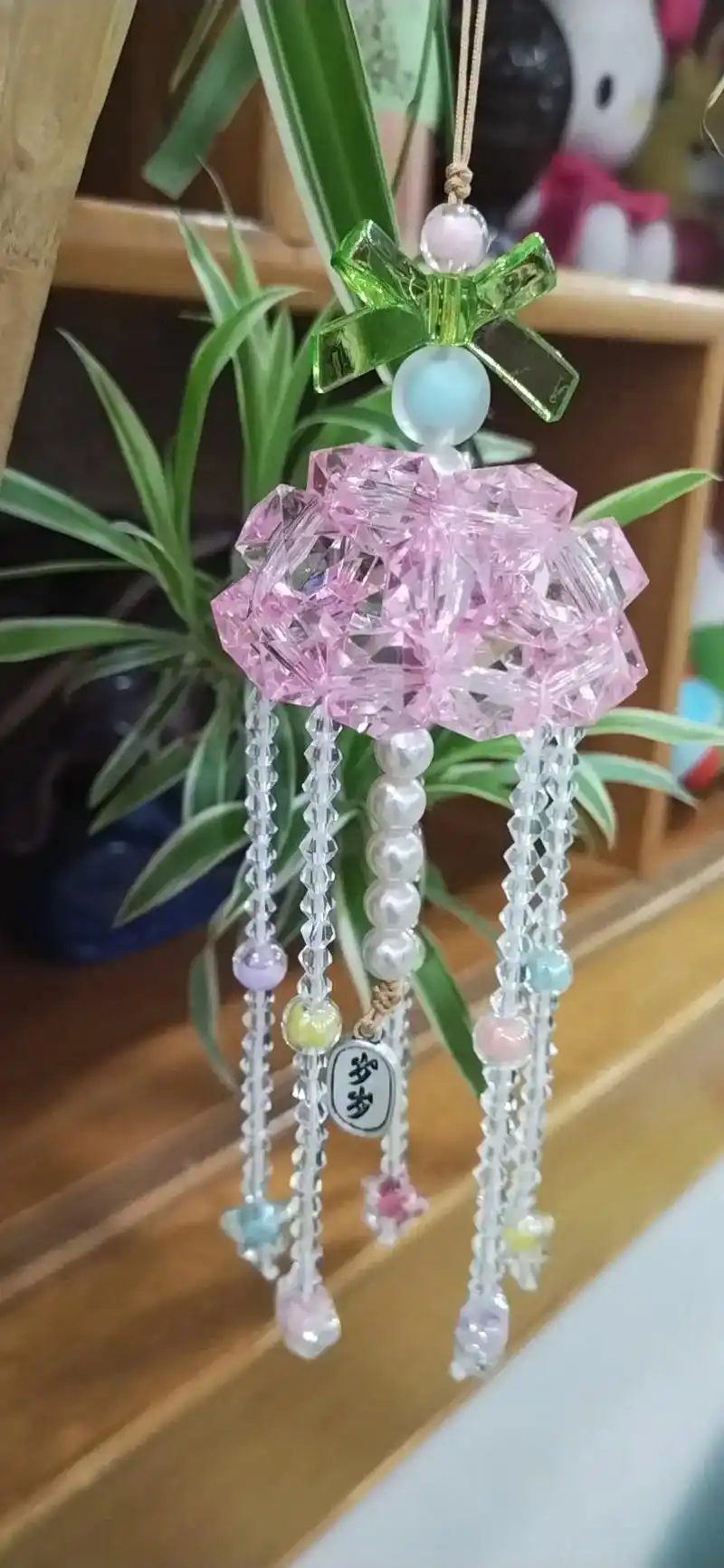 串珠挂件.#手工编织 #因为热爱所以坚持  - 抖音