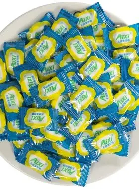 aixi 绿爱 无糖薄荷糖强劲清凉老式散装清新口气企业餐饮商用糖果