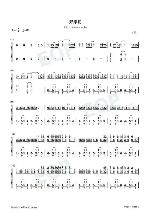 野摩托-原版-我想邀请你坐上我的野摩托-抖音