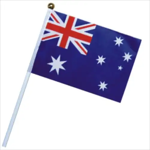 厂家8号澳大利亚手摇旗1421cm澳大利亚国旗速卖通淘宝货