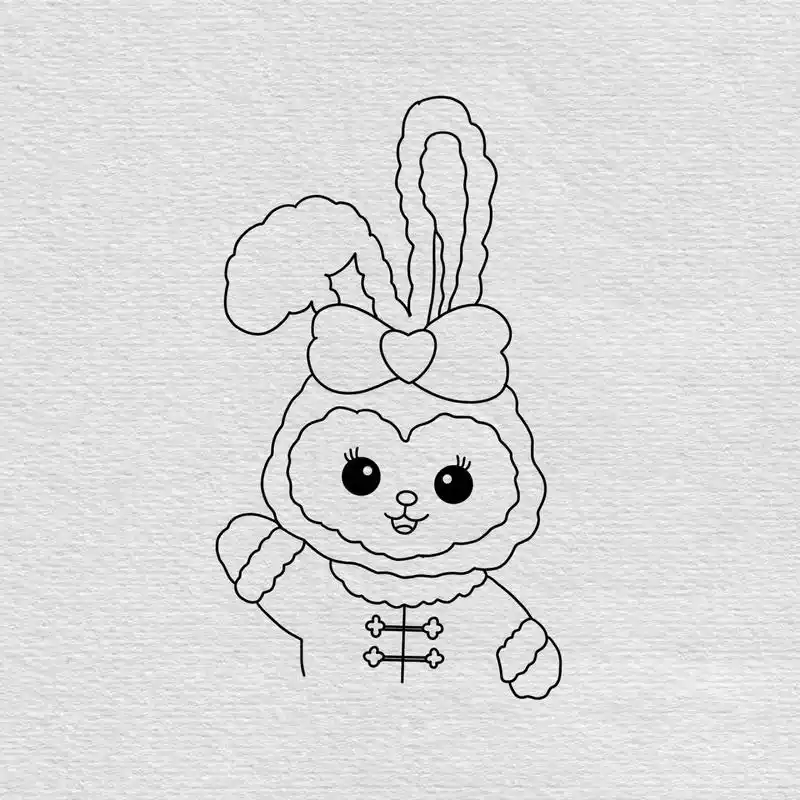 星黛撸兔子|简笔画教程