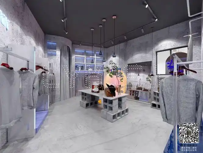 沈阳gastankk潮牌服装店80平米ins风格装修案例图