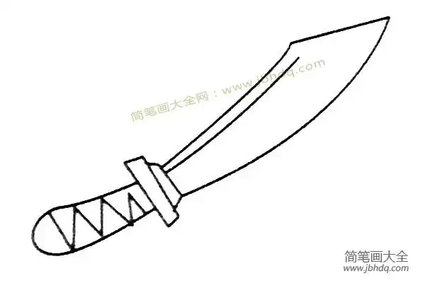 大刀简笔画大全及画法步骤