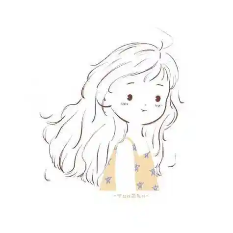 小清新简笔画头像by允书