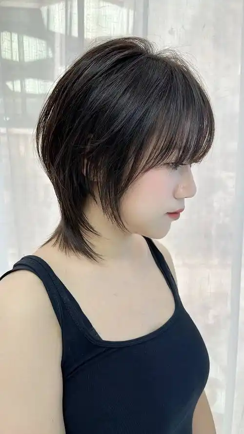 女发别乱剪,最值得尝试还是层次短发,动感还时尚