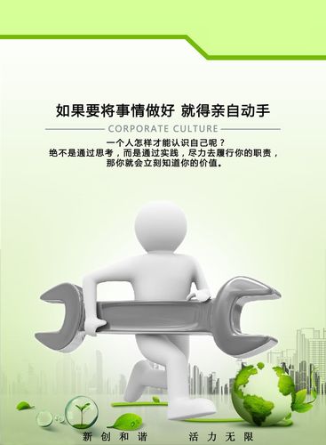 723海报印制展板写真喷绘贴纸428企业单位3d小人办公室挂画思考