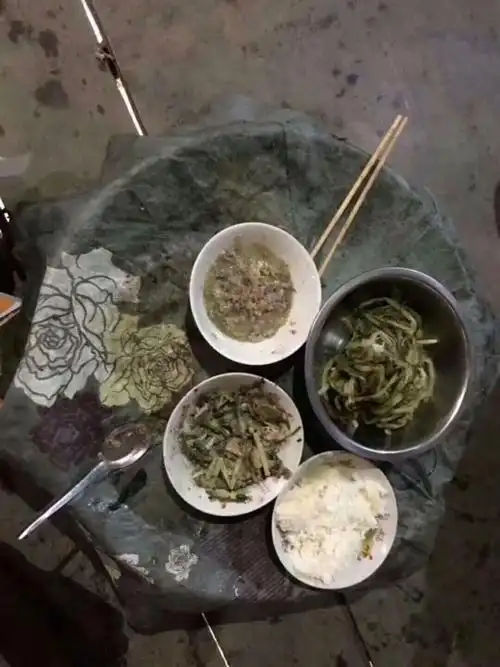 阳光照进屋里,人暖和.