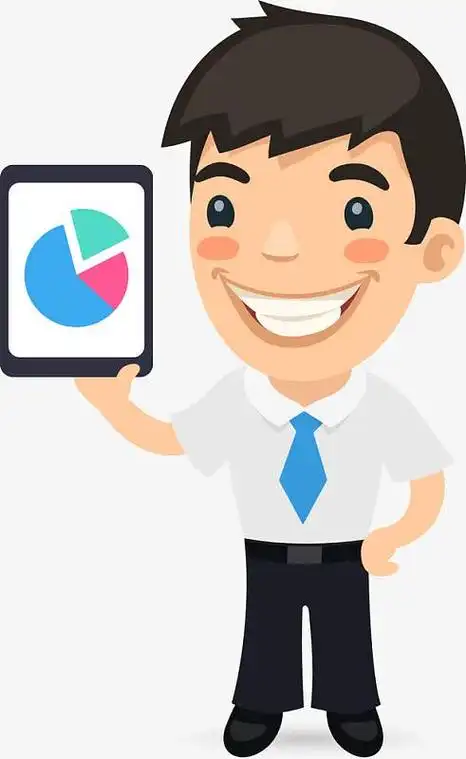 外企公司主管职员免抠图