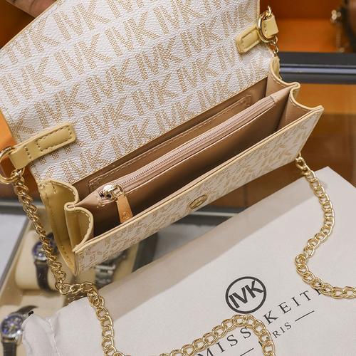 包包女斜挎包真皮迷你百搭单肩时尚女士小方包手拿包潮mk2021新款