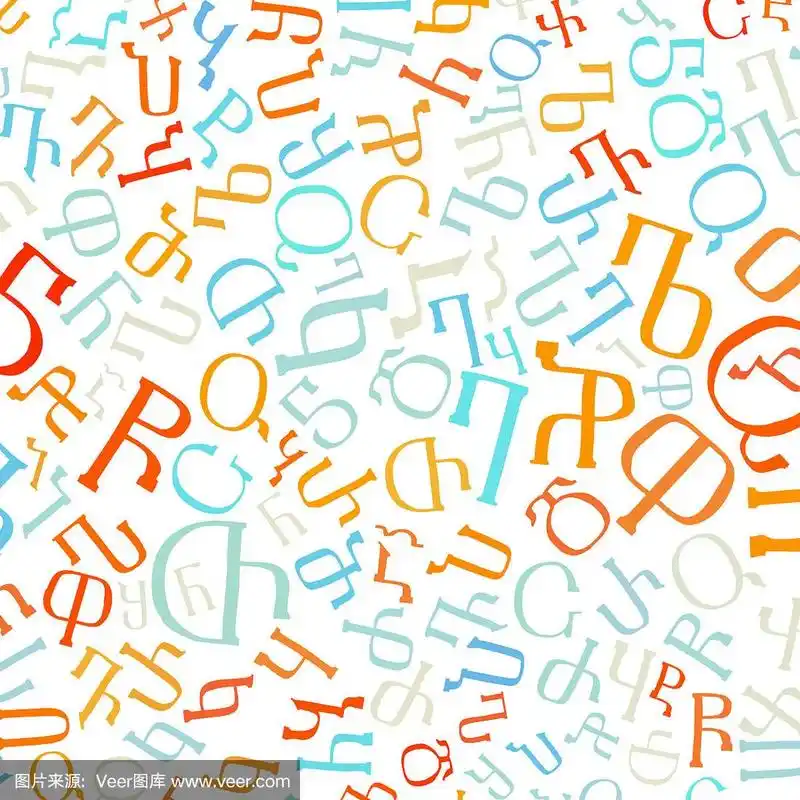 字母,背景,纹理,格鲁吉亚,华丽的