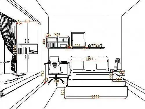 儿童房平面图简笔画简笔画儿童房