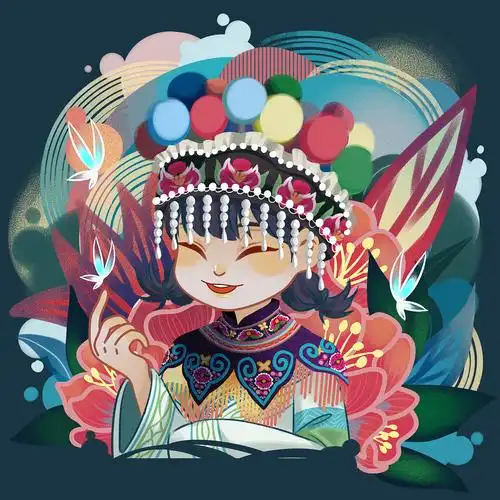 彝族插画设计-【彝】|插画|艺术插画|火岄 - 原创作品 - 站酷 (zcool)