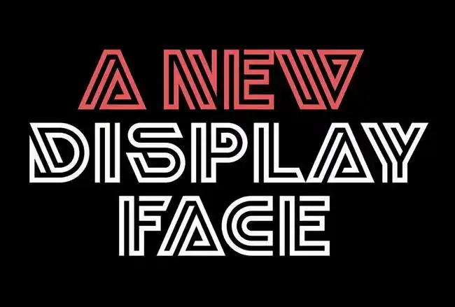 sawdust英文字体设计