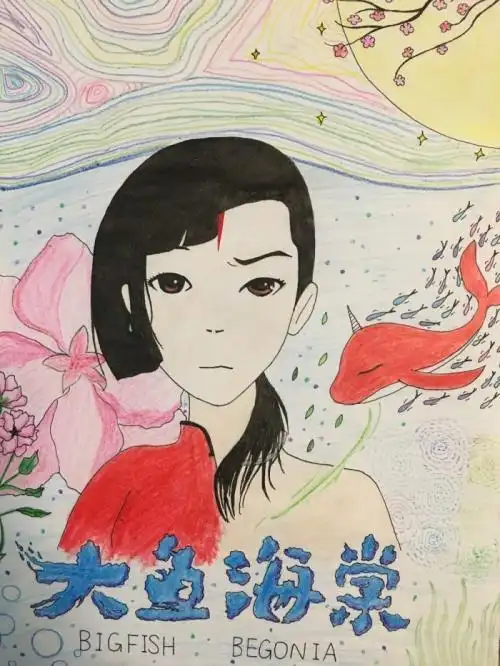 大鱼海棠q版人物简笔画