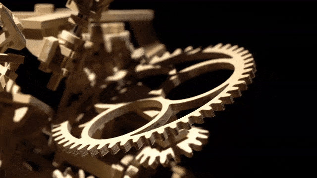 变态的日本机械这么奇葩的齿轮也能转动感觉拆了都装不起来