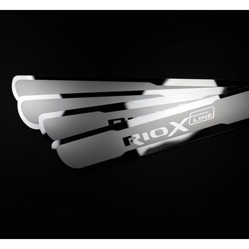 rio x line stainless steel door sill scuff plates car door s