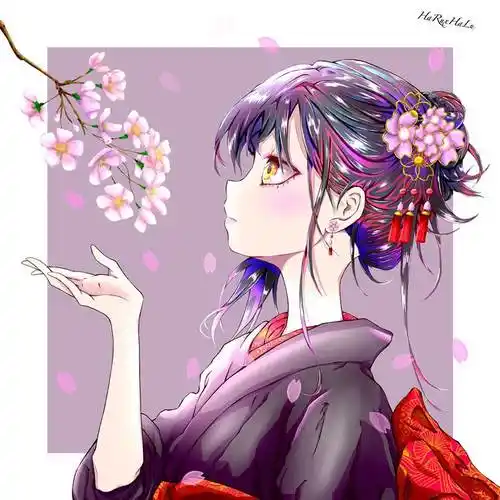 オリジナルイラスト|はるぷり的pixiv人物侧脸插画图片