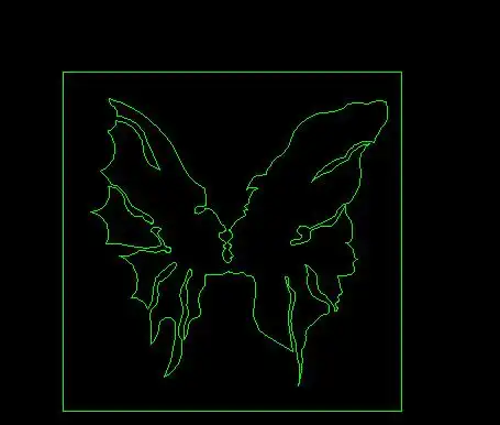 求一个cad画的一笔画,线切割用.要求如下