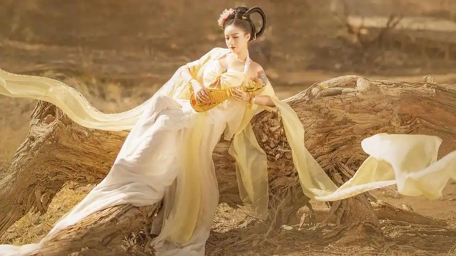 敦煌飞天唯美仙气古风女子图片