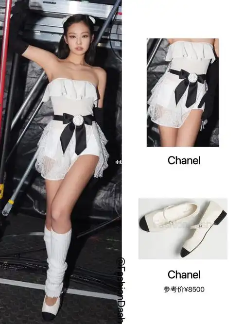 jennie10套舞台造型解析终于穿了chanel