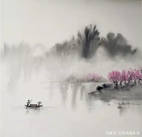 一组淡雅清新的水墨画!美妙!