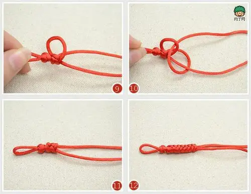 用绳子编手链,结尾怎么编啊?可以伸缩那种