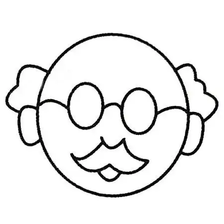 老爷爷怎么画,老爷爷简笔画 人物-第1张