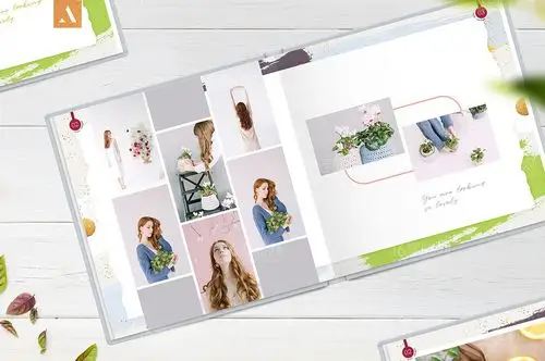 精美个人写真集相册模板psd分层素材