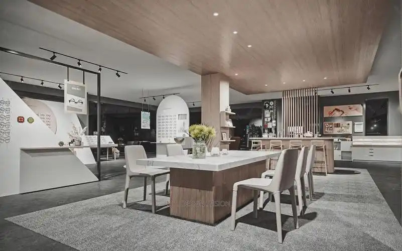 现代眼镜店 - 效果图交流区-建e室内设计网