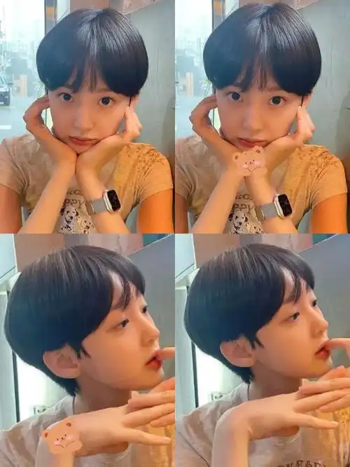 短发干货!日系少年感短发 圆脸国字脸也可