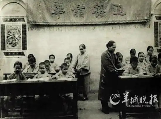 珍贵老照片:不同时期的中国学堂