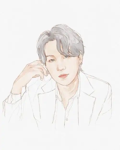 闵玧其手绘,搜图不易,留图请点赞,专辑内所有图片均有才阿米所绘,我