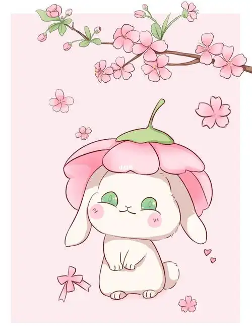 兔兔太可爱啦,我要再发一遍#插画  #兔兔  #画画练习  #兔子  #原创