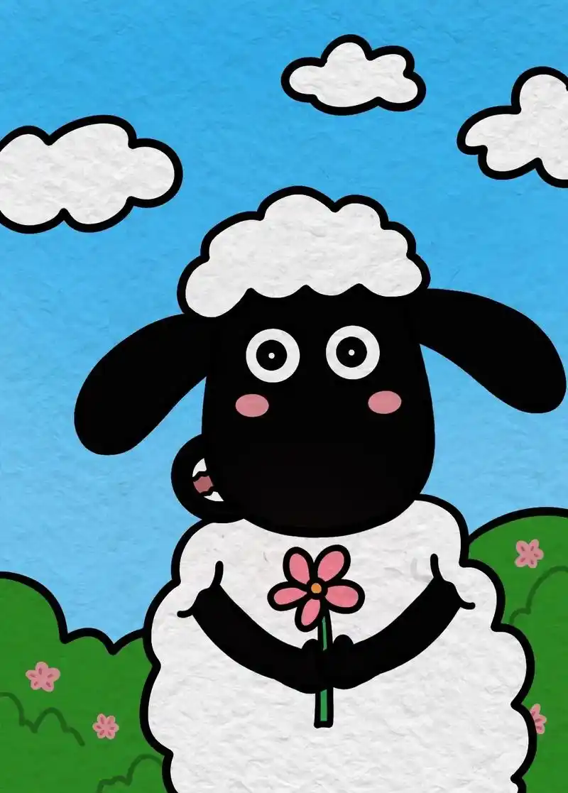 超简单的小羊肖恩简笔画教程来啦～#一学就会系列 #简笔画 # - 抖音