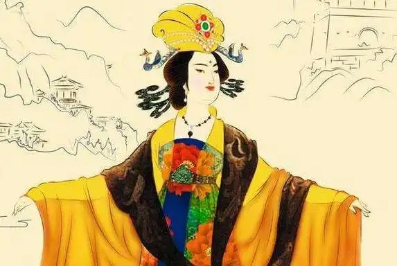 武则天唯一画像揭秘真实容貌唐太宗眼光好媚骨天成