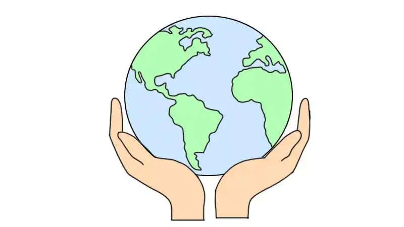 地球简笔画画法