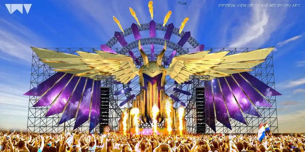 2017 asgard music festival 阿斯嘉特电音节舞美设计