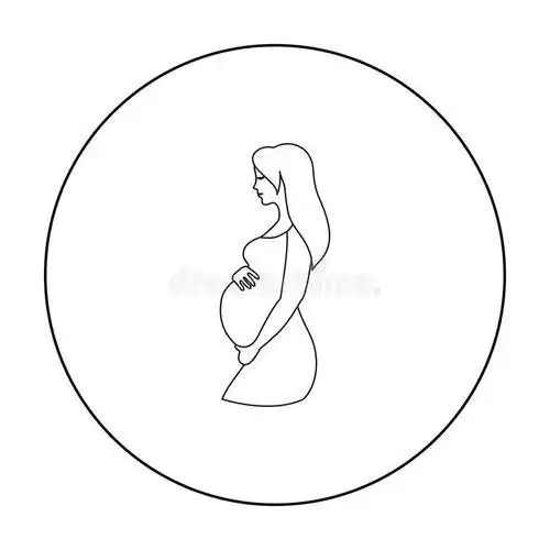 孕妇简笔画logo