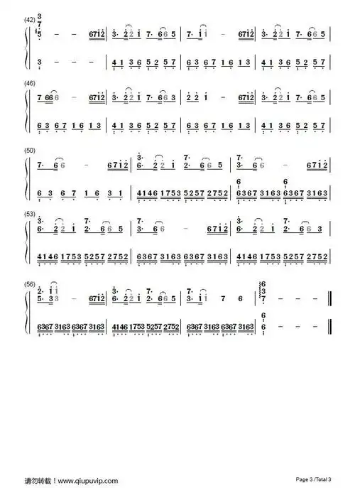 钢琴曲在线试听,《盗墓笔记·张起灵·不朽》钢琴谱(简谱)下载