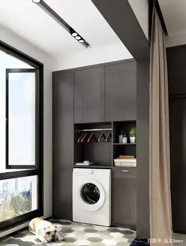 阳台装修不是难事,不足1平方的阳台柜空间,也可以这样装