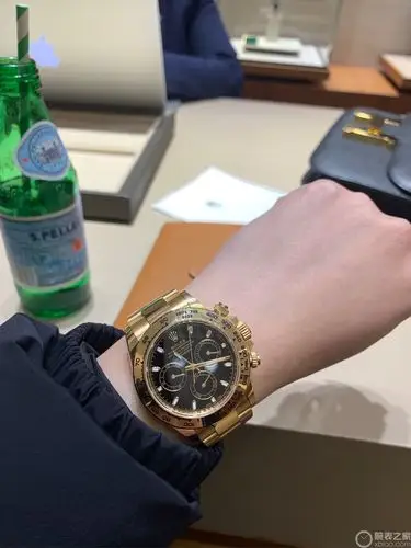 入手劳力士黑盘全金迪通拿116508一枚