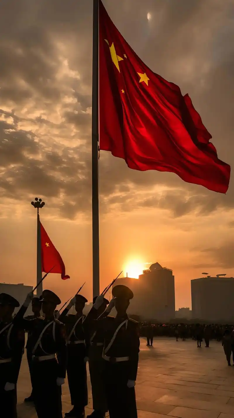 五星红旗迎风飘扬#五星红旗迎风飘扬#祖国强大 #兵哥哥 #a - 抖音