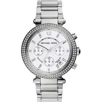 迈克科尔斯七夕礼物michaelkors三眼金表镶钻轻奢女表mk5354mk5353