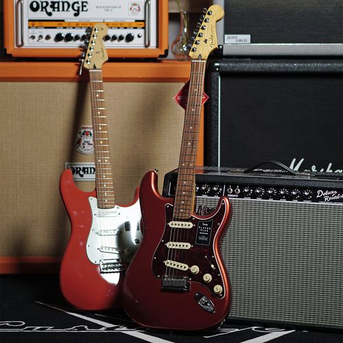 【琴庐乐器】fender芬德player plus玩家豪华系列st墨芬电吉他