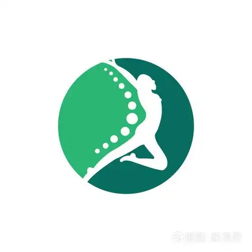 创意脊骨概念标志设计模板身体护理标志灵感